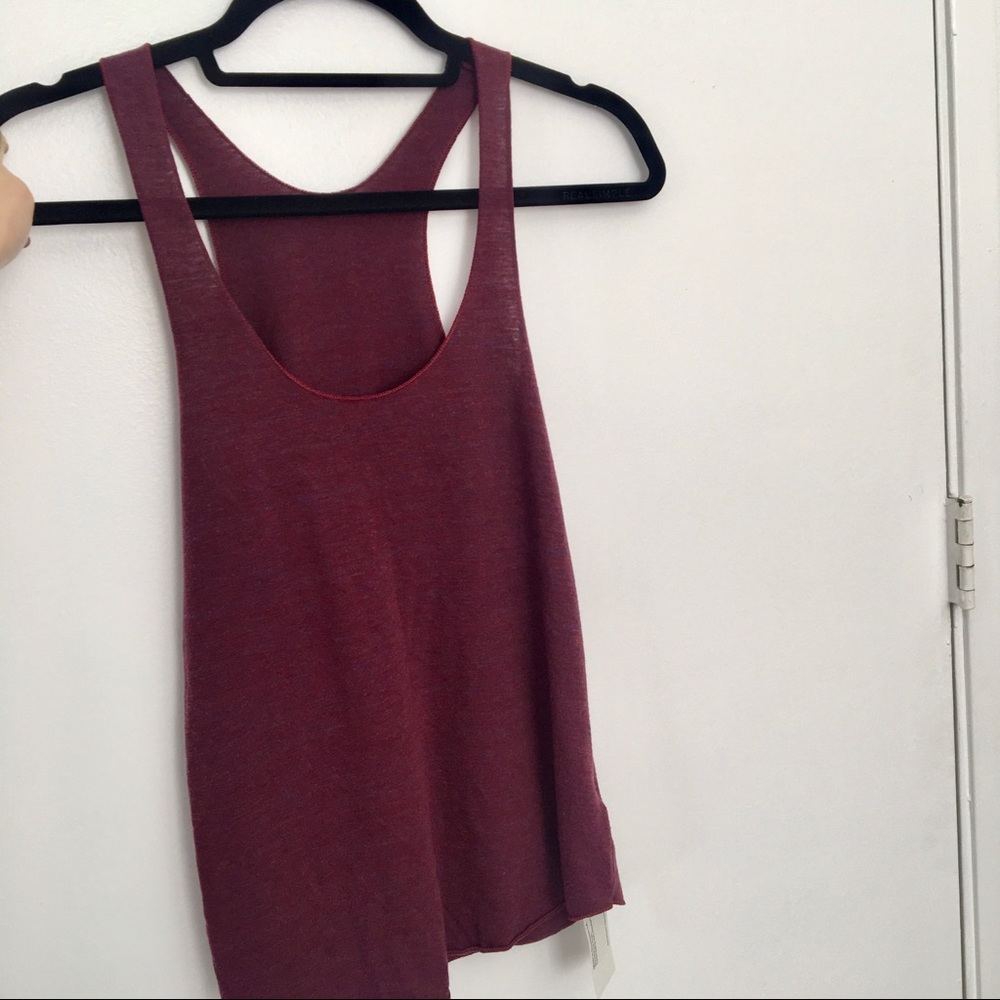 ❤️ American Apparel racerback tank top cami flowy tunic size S